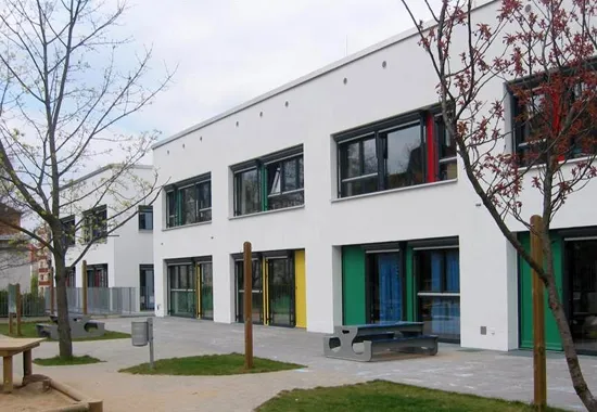 Kindergarten Halle Taubenhaus – Projekt des Architekturbüros Dipl.-Ing. Thomas Näther, 2009