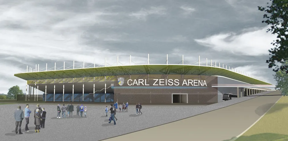 Stadion Jena – Projekt des Architekturbüros Dipl.-Ing. Thomas Näther, 2013