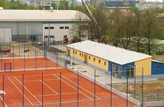 Tennis- und Beachanlage Ostragehege in Dresden – Projekt des Architekturbüros Dipl.-Ing. Thomas Näther, 2004 - 2005